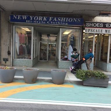 Upscale Menswear / New York Fashions, Inc. store front