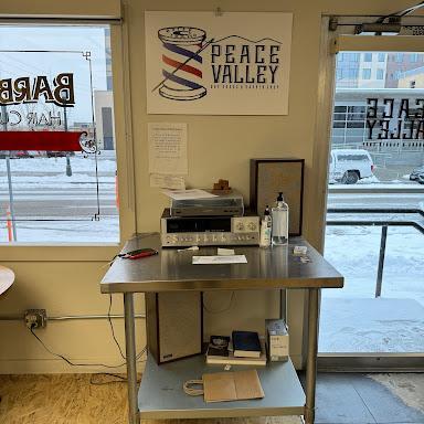 Peace Valley Dry Goods & Barbershop store front