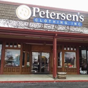 Petersen's Clothing Inc store front