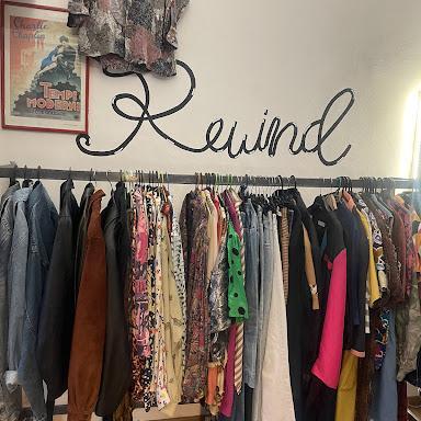 Rewind Vintage Selection store front