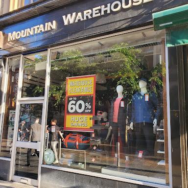 Mountain Warehouse Glasgow store front