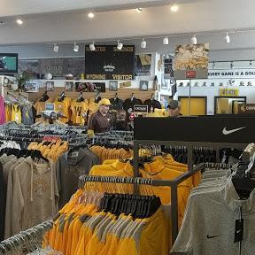 Brown and Gold Outlet store front