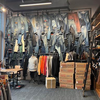 Naked & Famous Denim NYC store front