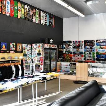 BLX Skateboard Shop store front